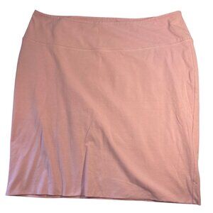 Kaffe Penny Skirt Womens XXL Pretty in Pink Stretch Cotton Blend